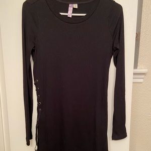 Long sleeve mini dress